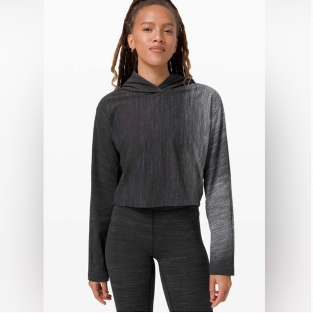 Lululemon Varsa Hoodie lululemon lab Black Hooded Activewear  sweater